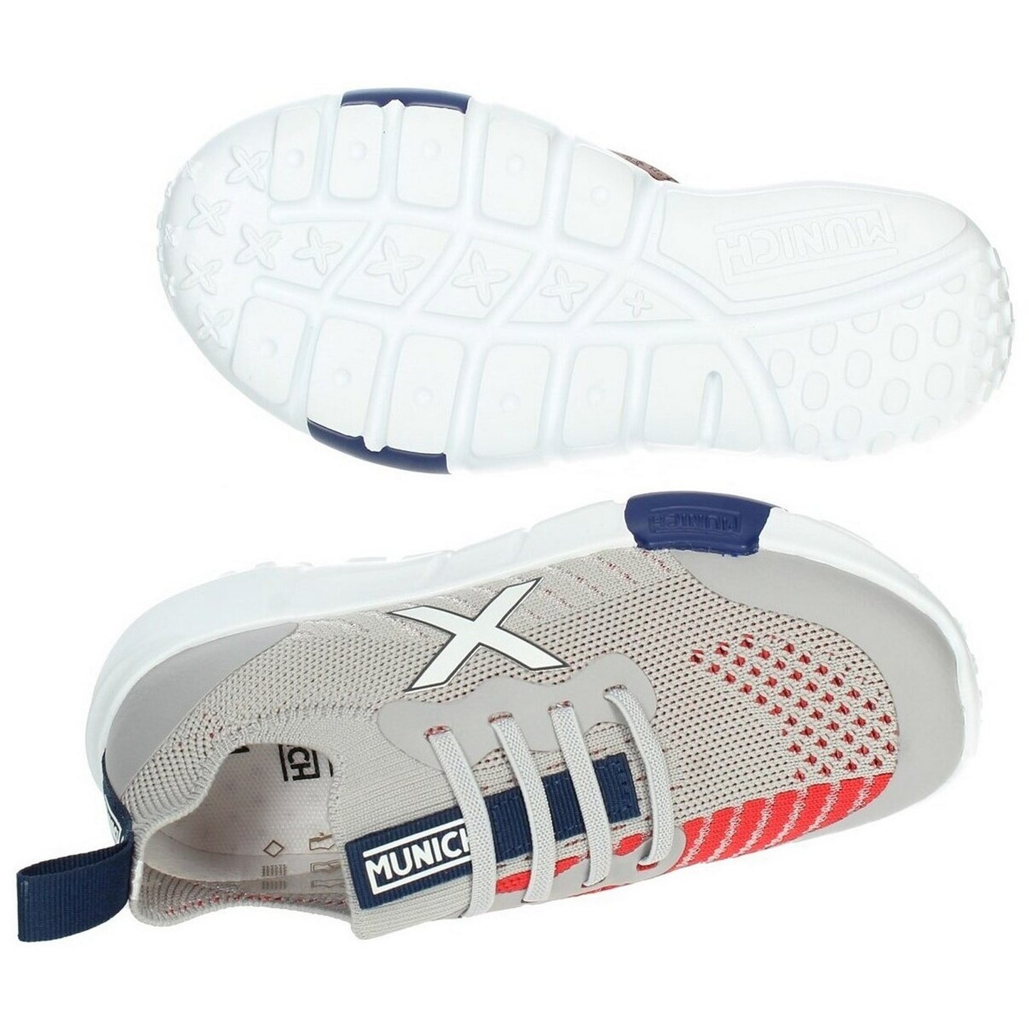 Sneaker Uomo Munich Jony Kid Grigio 8023002