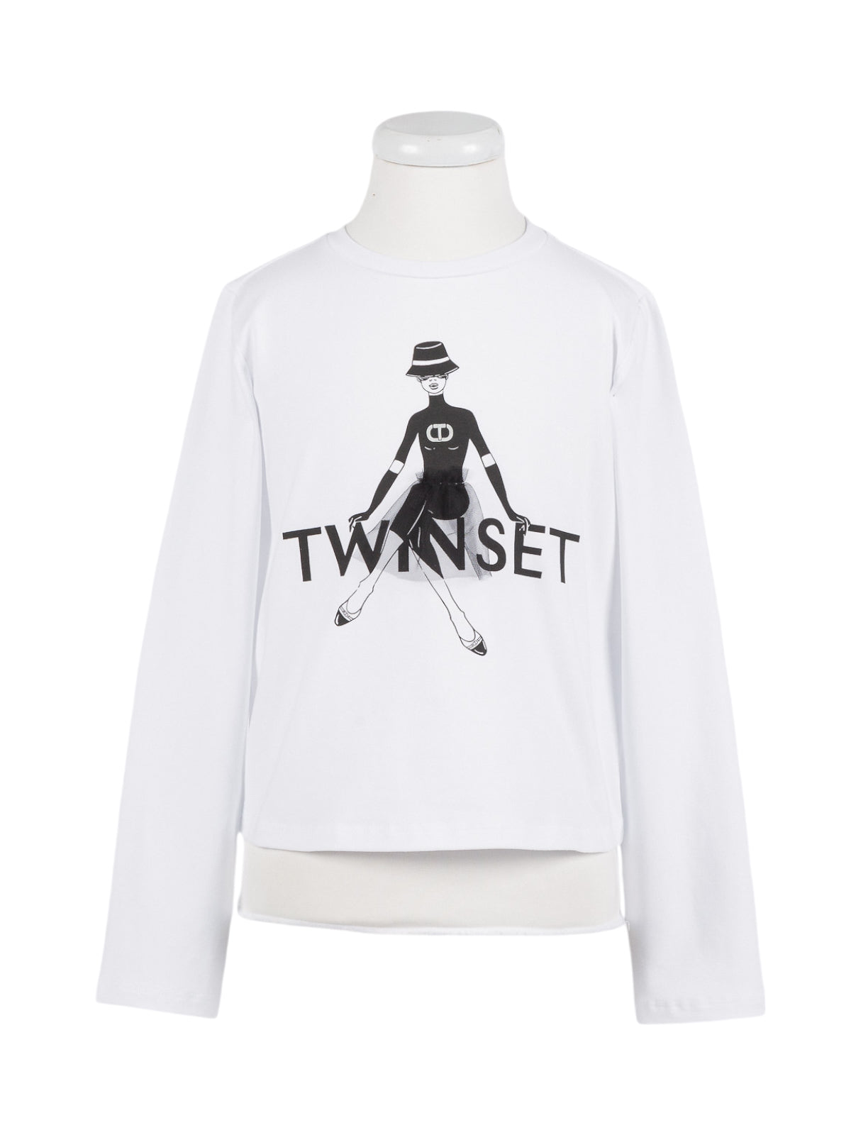 T-shirt Donna TWINSET T-SHIRT 242GJ2420 Bianco 242GJ2420 00526