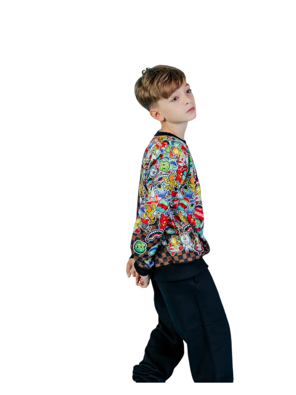 Felpe Uomo SPRAYGROUND SPY1128 Marrone SPY1128