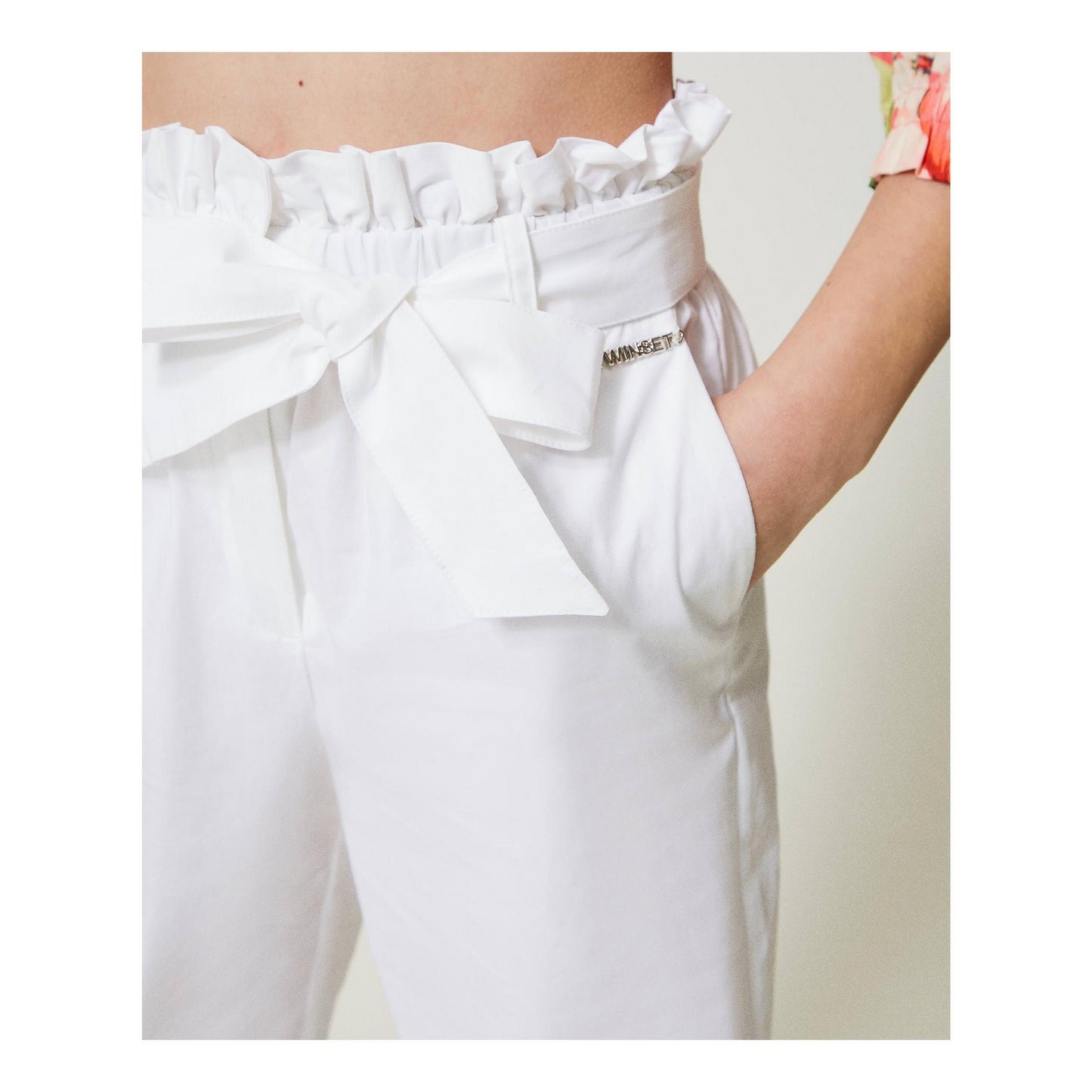 Pantaloni Donna TWINSET 231GJ2053 Bianco 231GJ2053 00366