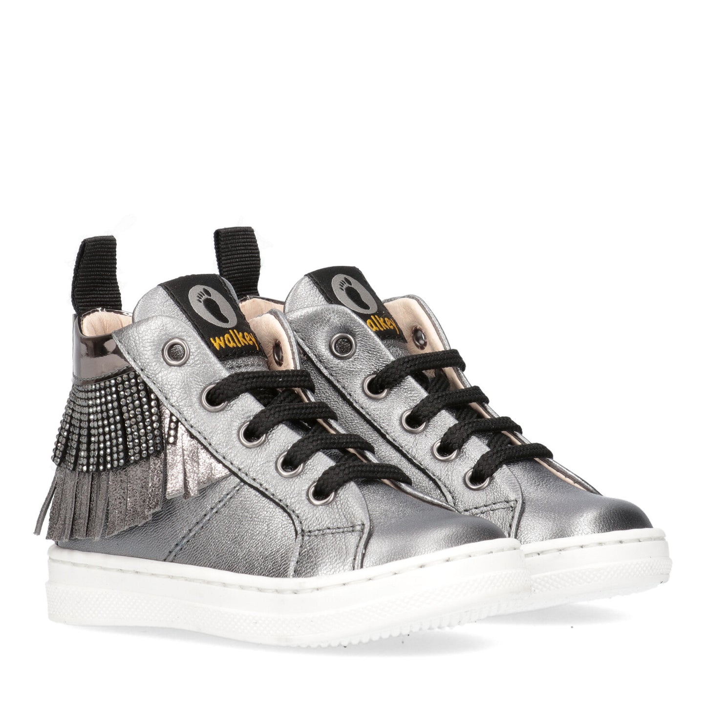 Sneaker Donna Walkey SNEAKER ALTA ALLACCIATA Argento Y1A4-41425-0667909