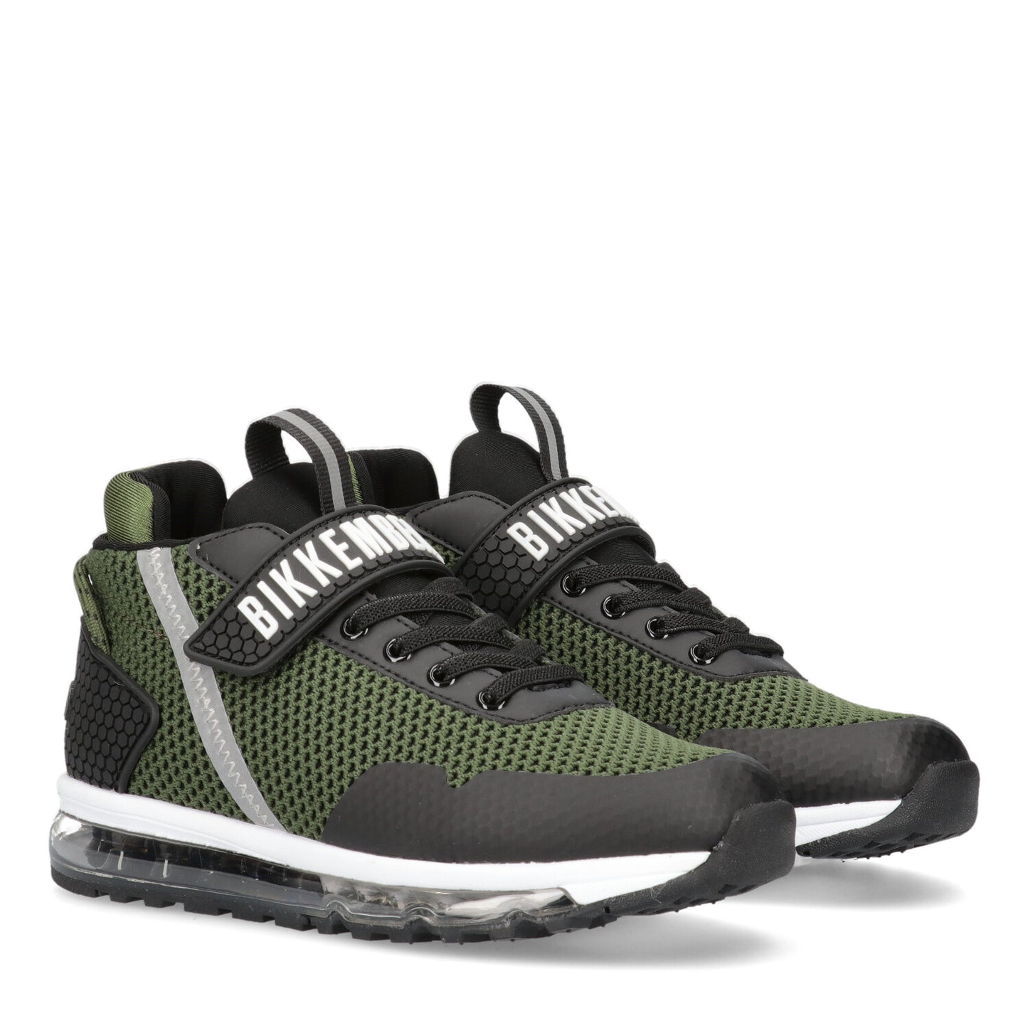 Sneaker Uomo BIKKEMBERGS SNEAKER BASSA LACCI/VELCRO Verde K3B4-20737-0308414