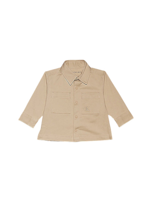 Camicie casual Uomo Calvin Klein CAMICIA IN0IN00251J Beige IN0IN00251J RAE