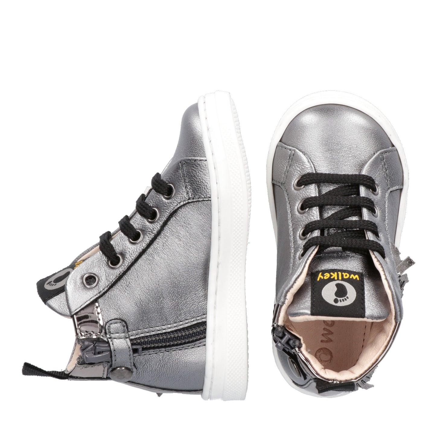 Sneaker Donna Walkey SNEAKER ALTA ALLACCIATA Argento Y1A4-41425-0667909